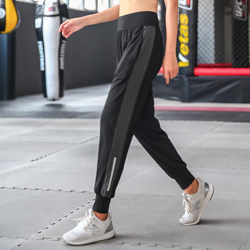 Plus Size Gym Quick-Drying Clothes Chubby Girl Morning Yoga Pants Women'S Loose Sports Suit 200 Jin Summer Running Pants - Image 3